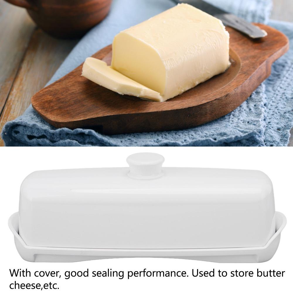 Plastic Butter Storage Box Transparent Cover Cheese Storage Container For Home Kitchen