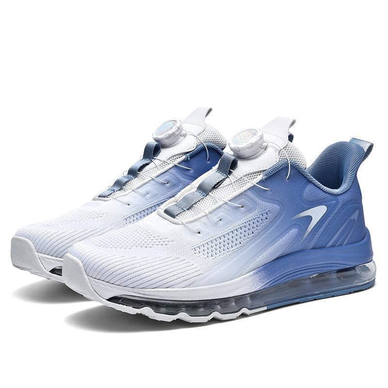 Summer new shock-absorbing running shoes autumn men's shoes sports shoes women's casual shoes flying mesh shoes travel