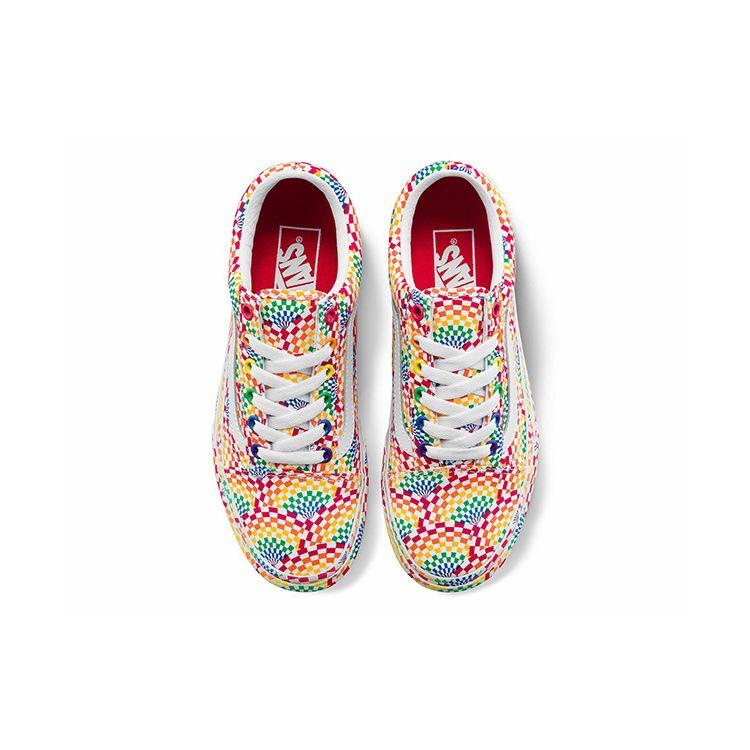 Vans Мужские кроссовки Old Skool Platform Pride, разноцветные, истинно-белые, VN0A3B3U3WJ