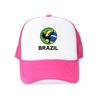 Men Women Football Brazil Team Snapback Cap 2018 Brazil Fan Soccer Sports Cap Yellow Green Brazil National Parrot Flag Hat YY456