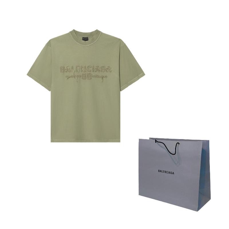 Balenciaga Футболка SS25 Обычный крой Мужская Jasper 822441TSVA22942