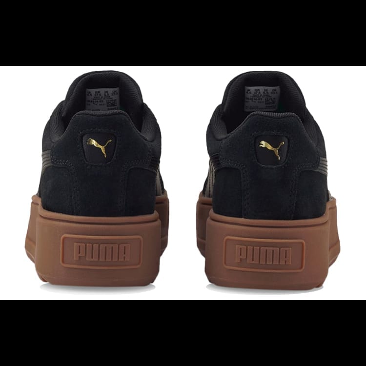 Puma Женские низкие кроссовки Karmen, черные с коричневым, 384614-03