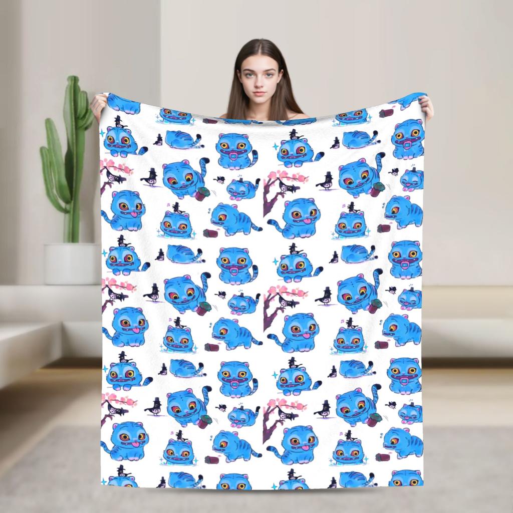 Huntrix HUNTRX Rumi Kpop Demon Hunters Blankets Пушистый, потрясающий, теплый плед для дома на зиму