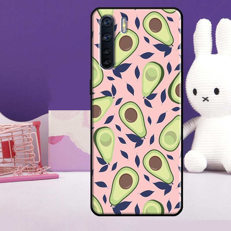 Милый чехол-авокадо для Oppo A5 Pro A15 A17 A57 A77 A18 A38 A58 A78 A98 A94 A74 A54 A40 A60 A80 A16 A76 A96