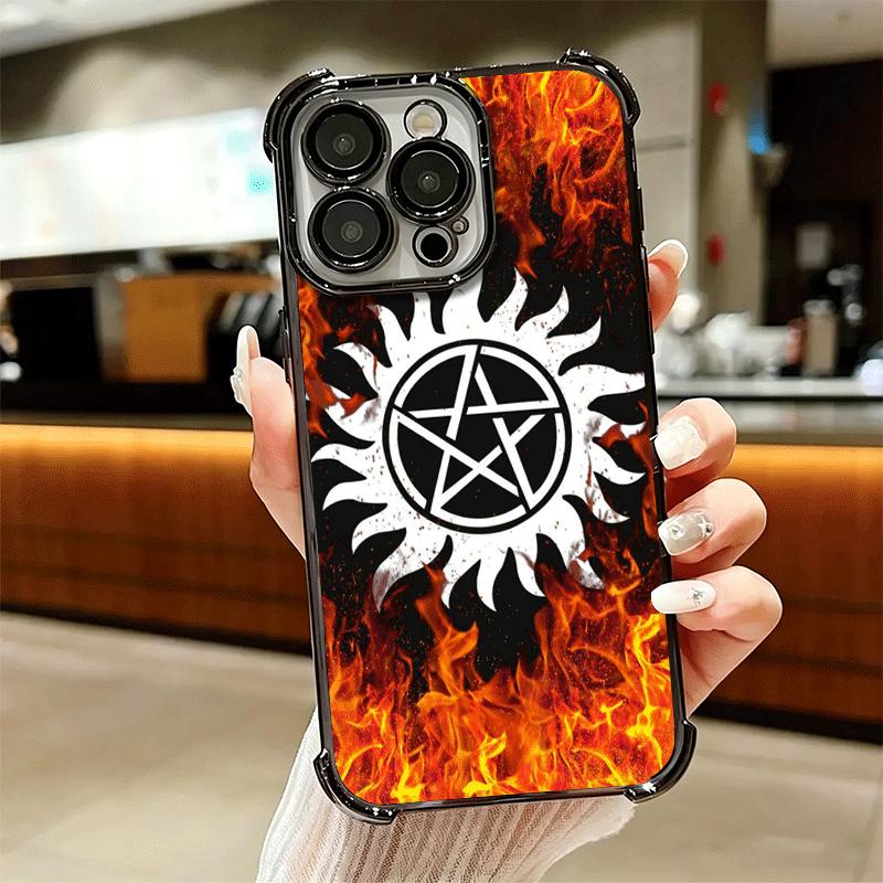 Сверхъестественное SPN Бабайт Покрытие Чехол для Телефона Для Iphone 16 17 Pro Max Air 16E 14 15 Plus 12 13 Mini Противоударный Чехол с Подушкой Безопасности