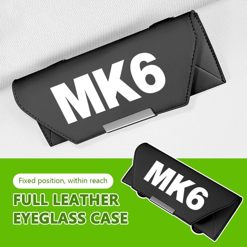 PBL2 Emblems Car Glasses Case Sunglasses Storage Box Clip Auto Eyeglasses Accessories For Volkswagen Golf 4 5 7 3 2 8 Tuning MK4 MK7
