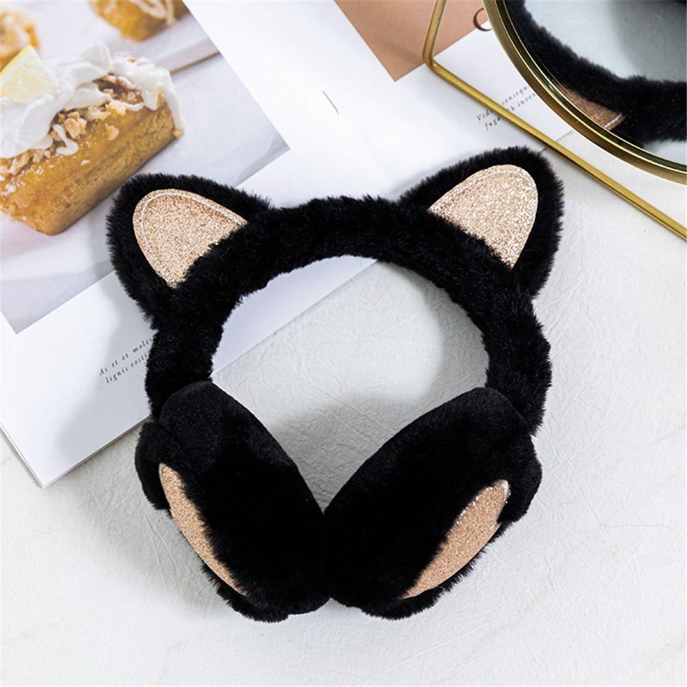 Soft Furry Outdoor Ear Covers Headband Winter Warm Ear Warmers Cute Animal Earmuffs for Women