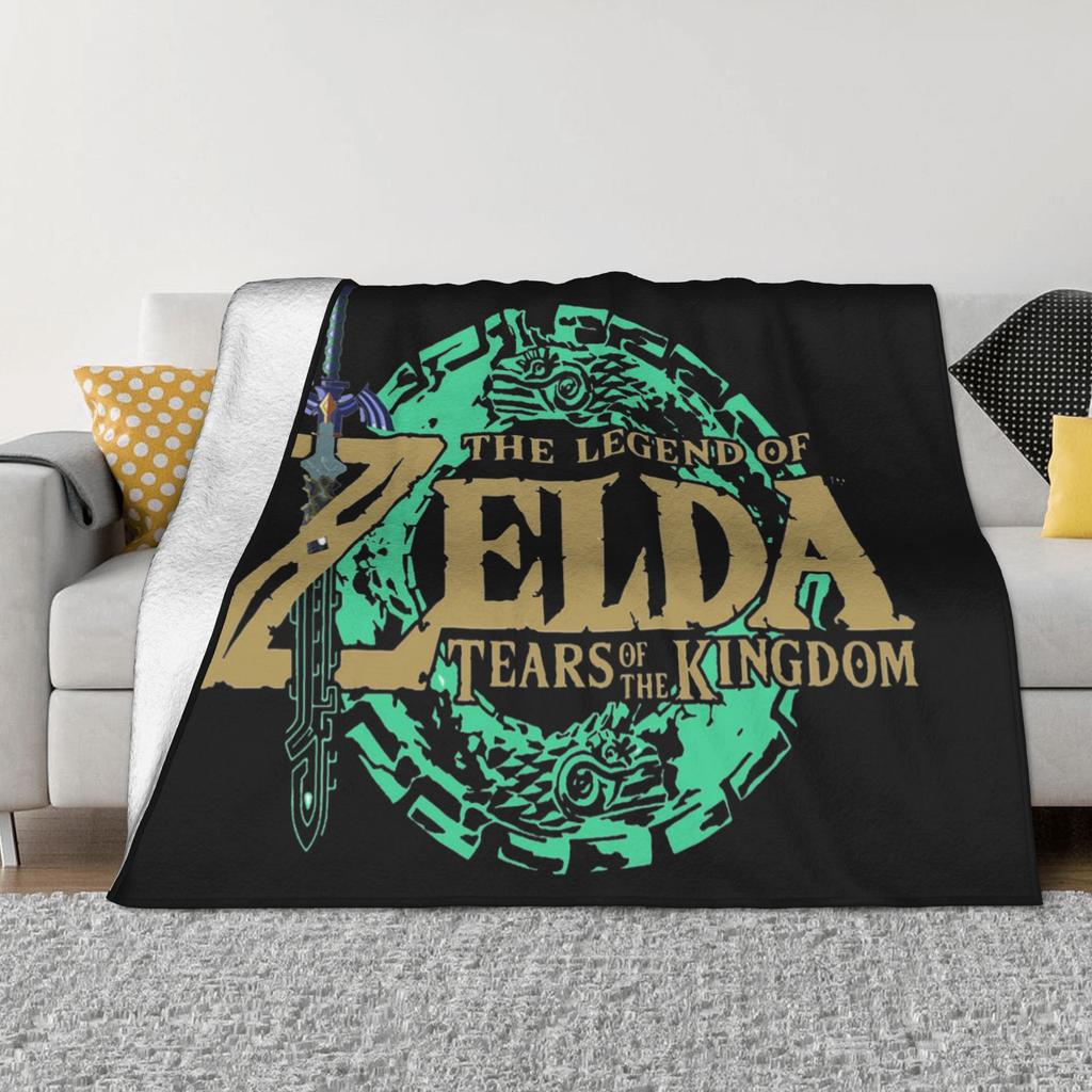 Z-Zelda Легенды Королевства Слёз Флисовые одеяла Игровой мерч Смешное покрывало для Дивана Постельное белье Гостиной 125*100 см Покрывало