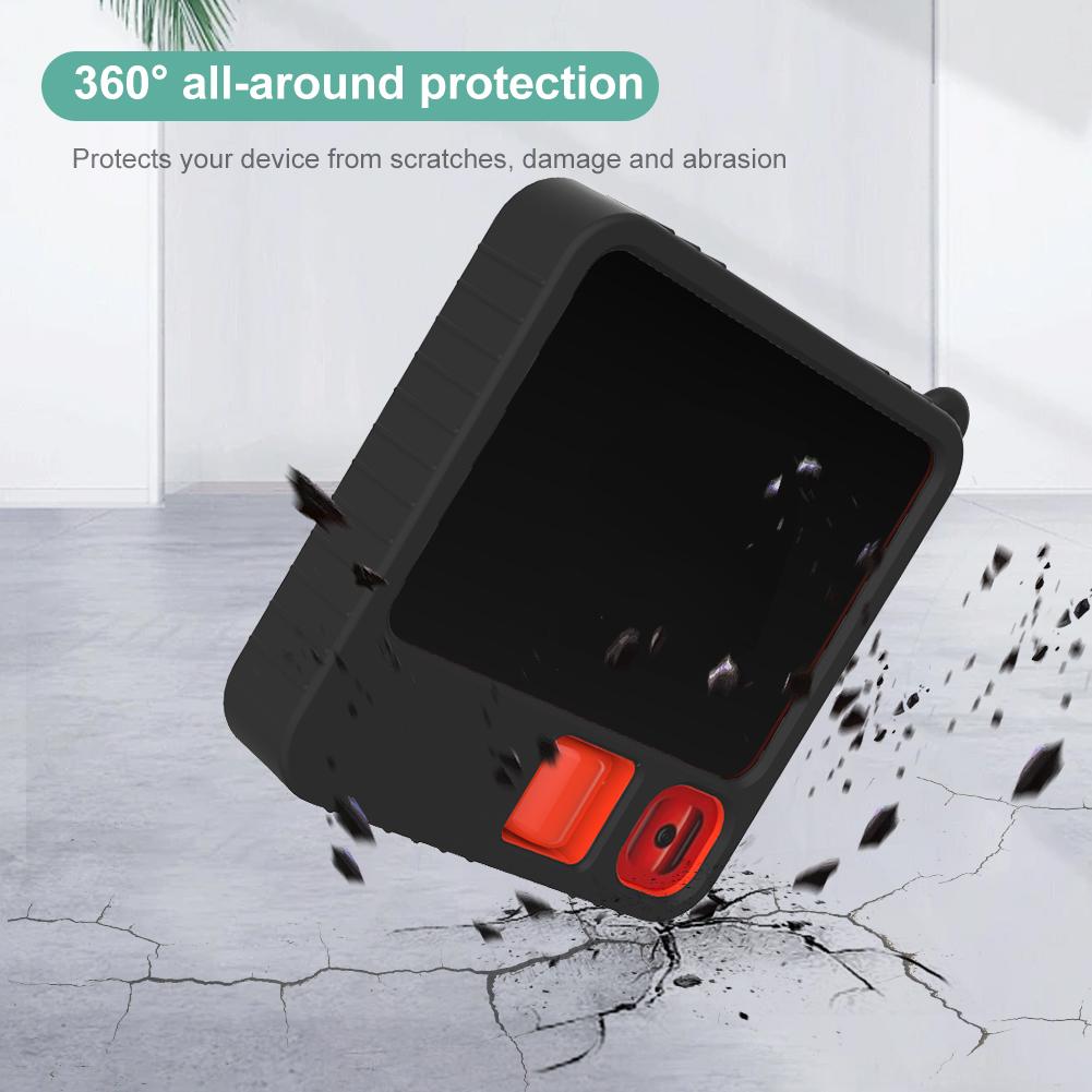 Силиконовый защитный чехол с защитным шнурком от потери Мягкий чехол-накладка Защитная накладка Защитная крышка от грязи и ударов для Rabbit R1