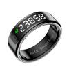 Wireless Charging Smart Ring Multi Sports Modes Fitness Tracker 5ATM Waterproof Sleep Blood Oxygen Heart Rate Monitoring Step Count Smart Ring