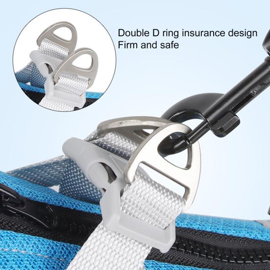 Светоотражающий жилет для домашних животных для безопасных и комфортных летних прогулок. Регулируемый, дышащий, простой в использовании, с двойными D-образными кольцами.