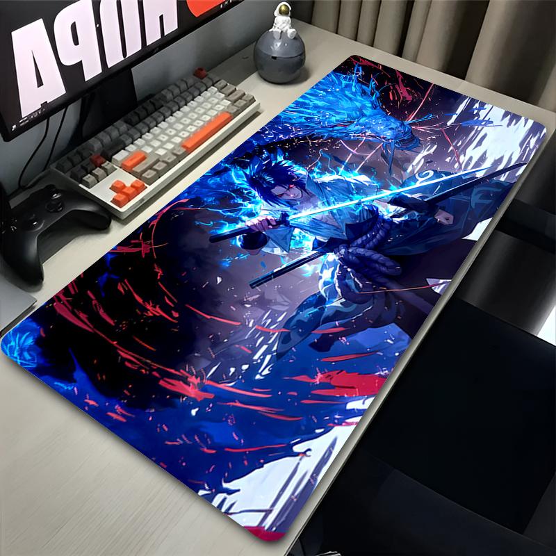 Mouse Pad Professional ESports Game Mousemat NNaruto Sasuke Mousepad Anime Extended Keyboard Mat Notbook Mousepad Comic Carpet