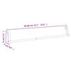 Curtain Rods 2 Pcs White and Silver 40 60 cm Aluminum