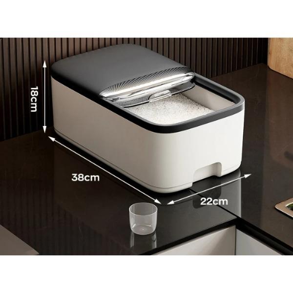 5/10KG Rice Storage Box Home with Lid Insect Proof Moisture Proof Rice Box Grain Sealed Jar Kitchen Container Storing Dry Grain