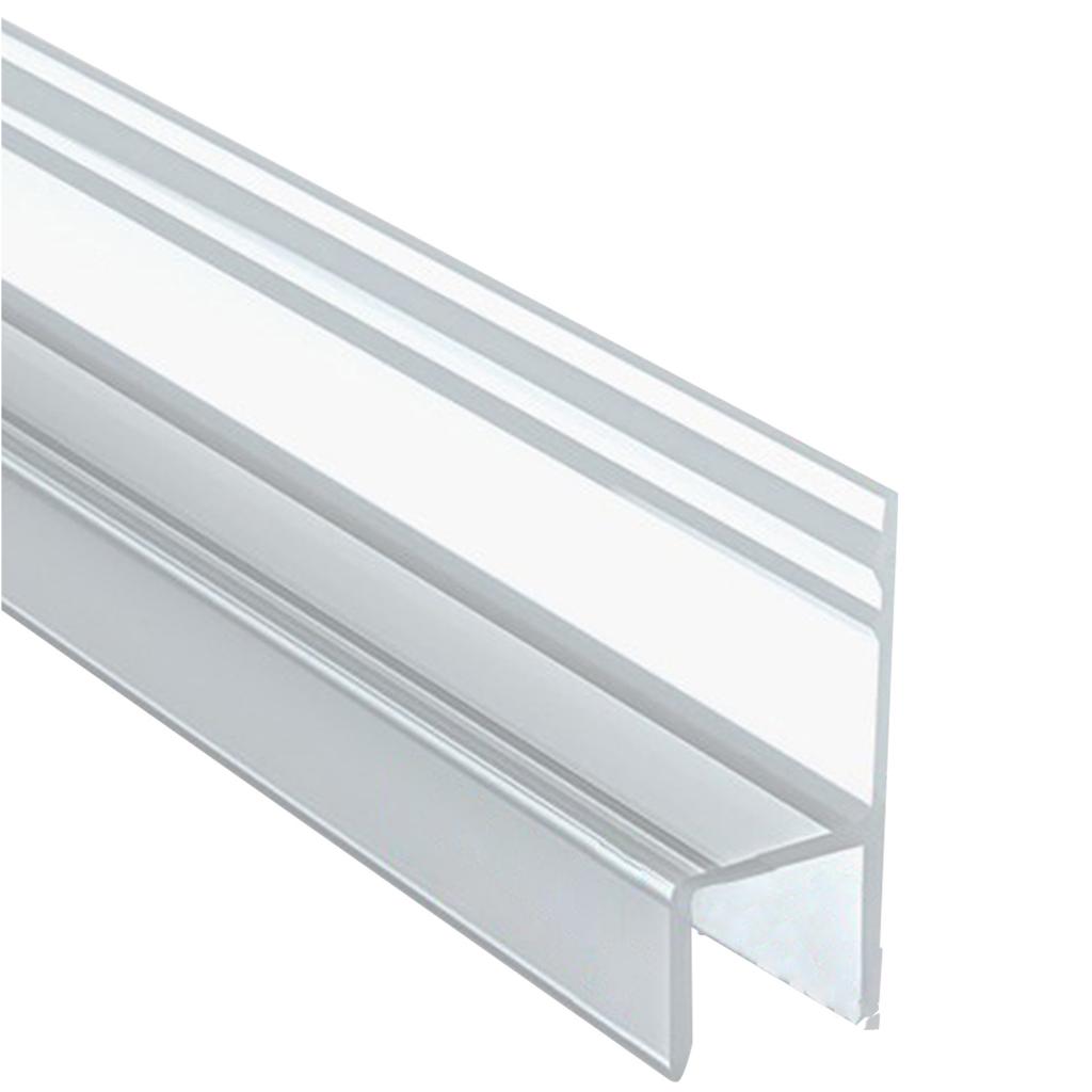 H-образные уплотнительные полосы для стеклянной двери ванной комнаты, водонепроницаемые, изготовлены из прочного силикона для предотвращения протечек и легкой установки.