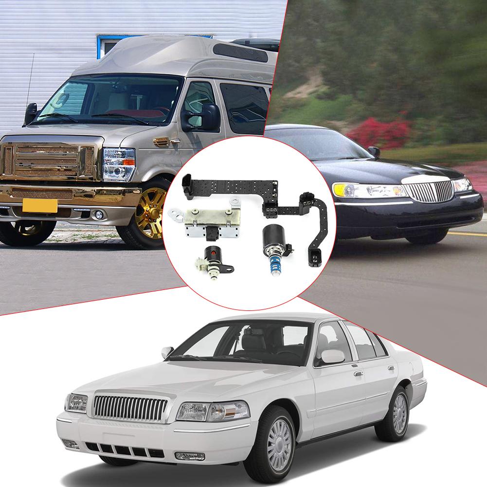 Комплект электромагнитных клапанов коробки передач, 4 шт., подходит для Ford E150 E250 E350 F150 2005-2008 4R70W