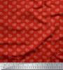 Japan Crepe Satin Fabric Dot & Paisley Print Fabric by Metre 42 Inch