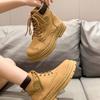 Shoes Tooling Rhubarb Boots 2025 Autumn New Fashion Martin Boots Locomotive Boots