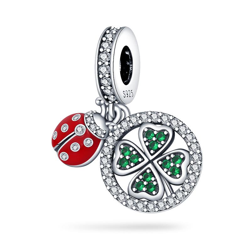 Медный Кулон Фрукт Вишня Клубника Подходит для Браслетов Пандора DIY Шармы Бусины Подарки на Юбилей День Рождения Роскошные Изысканные Ювелирные Изделия