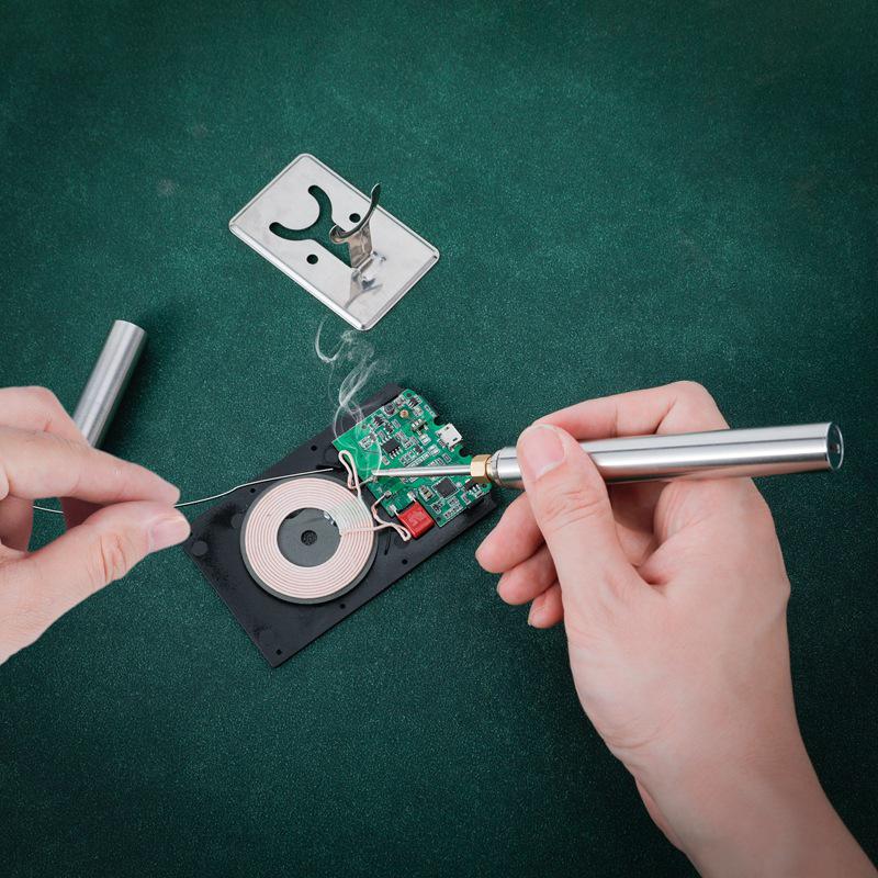 Портативный USB Беспроводной Электрический Паяльник-Ручка с Литиевой Батареей - Быстрый Нагрев для Использования на Открытом Воздухе