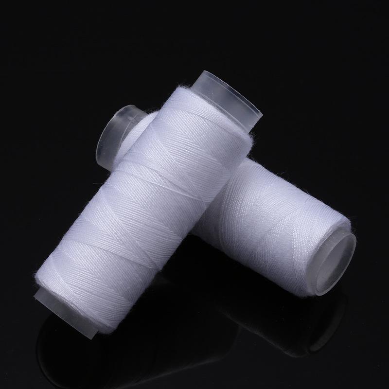 Polyester Sewing Thread 402, Gold for DIY, Fine Thread, Small Roll for Sewing Machines and Handmade Clothes
