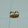 18K Yellow Gold Earring Pair Single Lock Type Backs, (2 pieces),