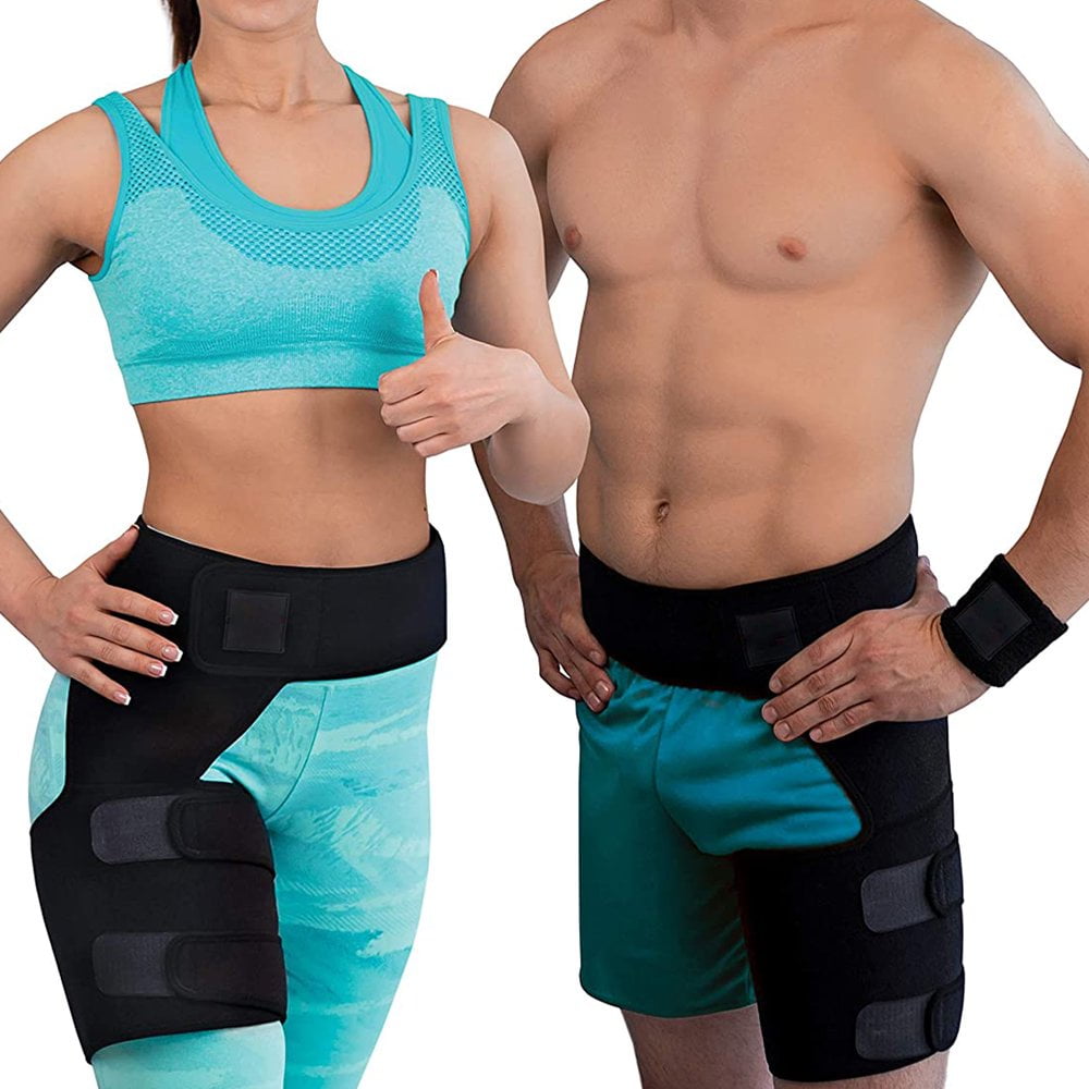 Sciatica Pain Relief - Hip Brace with Thigh Compression and Groin Support for Men & Women