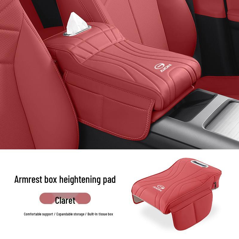 AION Y Y+ Car Console Tissue Holder & Storage Armrest Pad