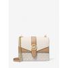 Greenwich Color Block Crossbody Small   Mk Signature 35s5ggrc1b2605 Light Cream Multi