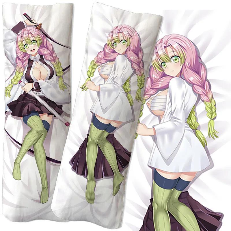 Anime Demon Slayer Kochou Shinobu Figure Equal Body Hug Body Pillow Pillowcase 2-sided 3D Printing DIY Two-dimensional Sexy Gift