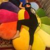 Sunflower Cushion Large Flower Shape Soft Pillow Birthday Gift Plush Toys