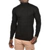 DeepSEA Square Patterned Turtleneck Slim Fit Turtleneck Knitwear Sweater 2505493