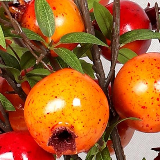 Имитация цветка, реалистичный гранат, искусственная пена, ягоды, реалистичные фрукты, украшение для дома, искусственный цветок