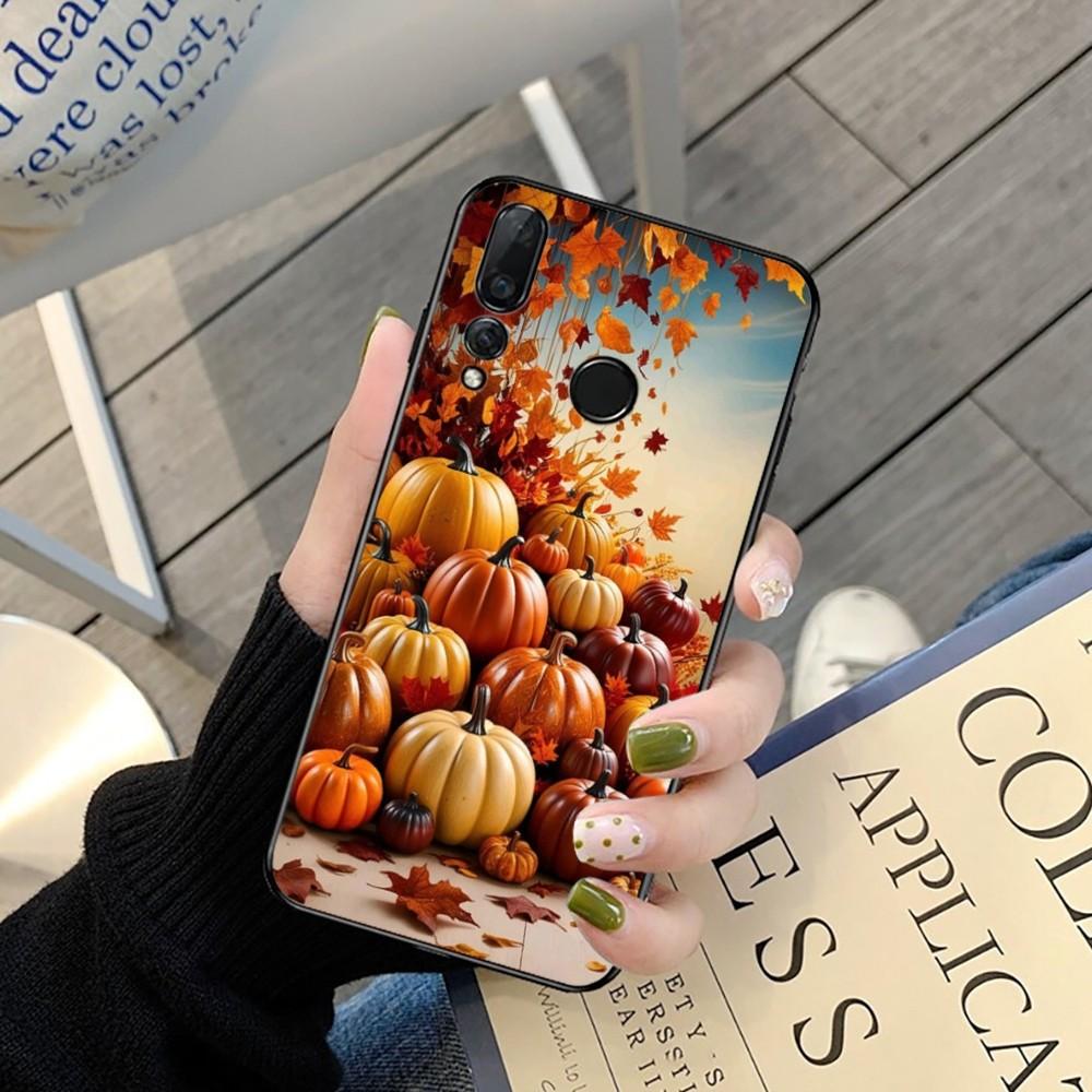 Чехол для телефона «Счастливая осень» с тыквой для Huawei Y9 6 7 5 Prime Enjoy 7s 7 8 Plus 7a 9e 9plus 8E Lite Psmart