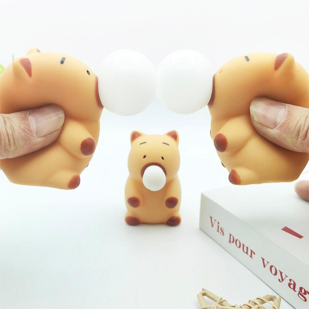 MIni Capybara Squeeze Toy Funny Cute Decompression Doll Release Anxiety Toy Unique Gifts