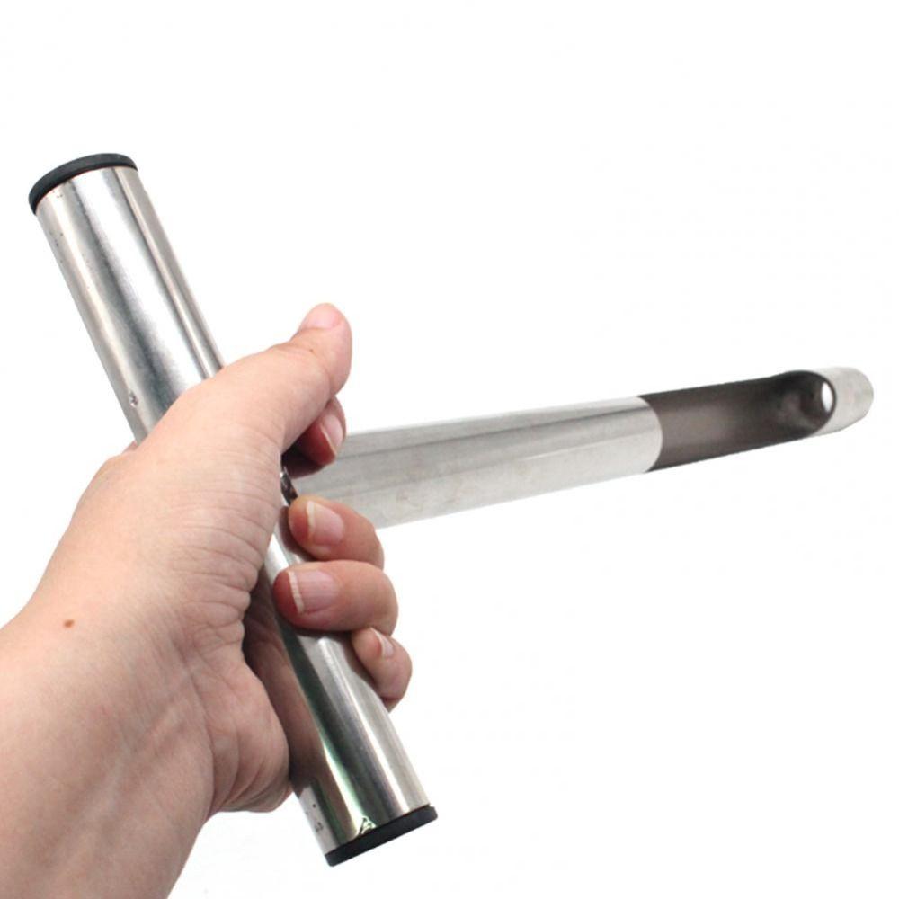 Stainless Steel Soil Probe T-Handle Soil Test Kit Professional Pushing Tool Gardening
