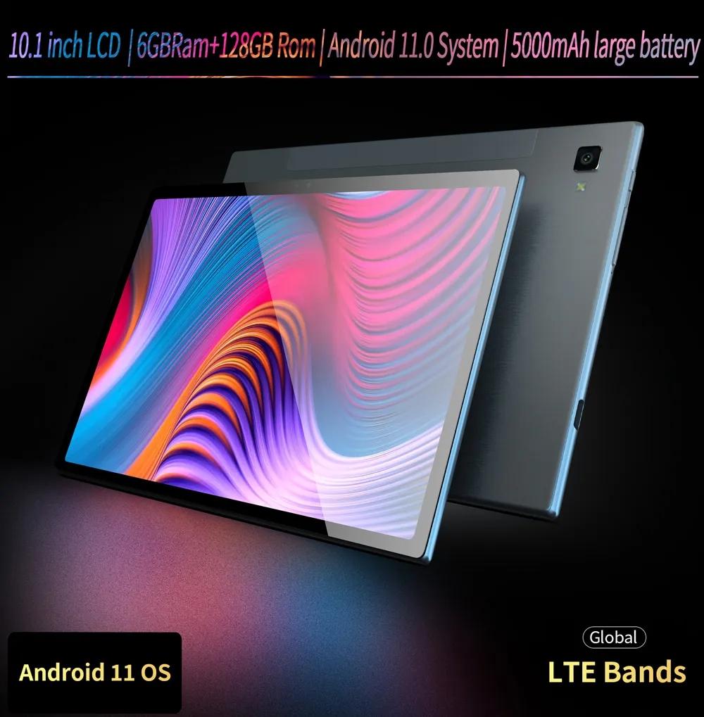 BDF G10 Новый 10,1-дюймовый планшетный ПК Octa Core 8 ГБ ОЗУ 256 ГБ ПЗУ 4G LTE Телефонные звонки Планшеты Двойная карта Двойной WiFi