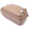 Everyday Bag with Two Compartments Made of Genuine Leather Vintage 22594 Beige