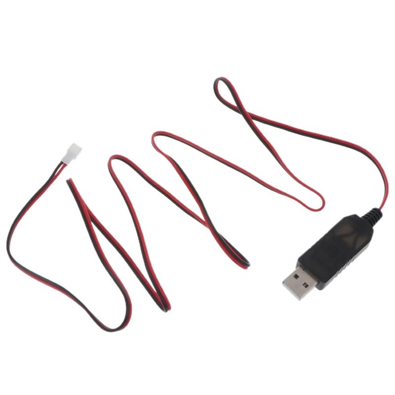 Универсальный USB-кабель-зарядное устройство to PH2.0 2-контактный для 3,7 В для умных перезаряжаемых литиевых батарей, шнур 100 см Porta