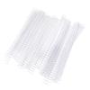 20pcs 30 Hole LoosE Leaf Plastic Binding Ring Spring Spiral Rings for A4 Paper 19mm Transparent