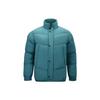 Li Ning Sports Lifestyle Series однотонная хлопковая куртка с напечатанным логотипом на молнии с воротником-стойкой, унисекс, светло-зеленая AJMS081-2