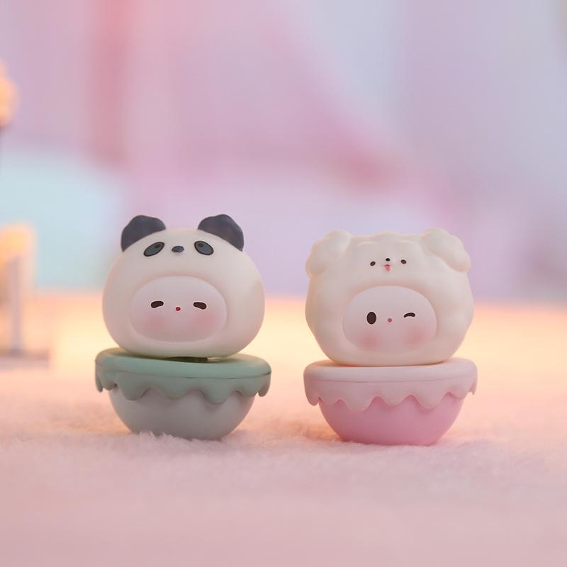 1 шт. Милый питомец тамблер смола кулон милый настольный девочка декомпрессия офисное украшение кукла кулон