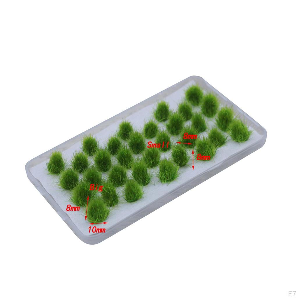 Модель травы Искусственный DIY кластер низменных кустарников пучок для