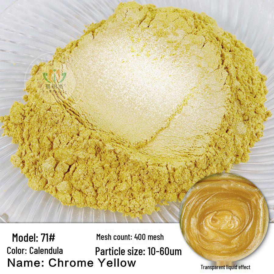 120 Color Chameleon Pearlescent Mica Powder for Epoxy Resin, Paint, and Watercolor