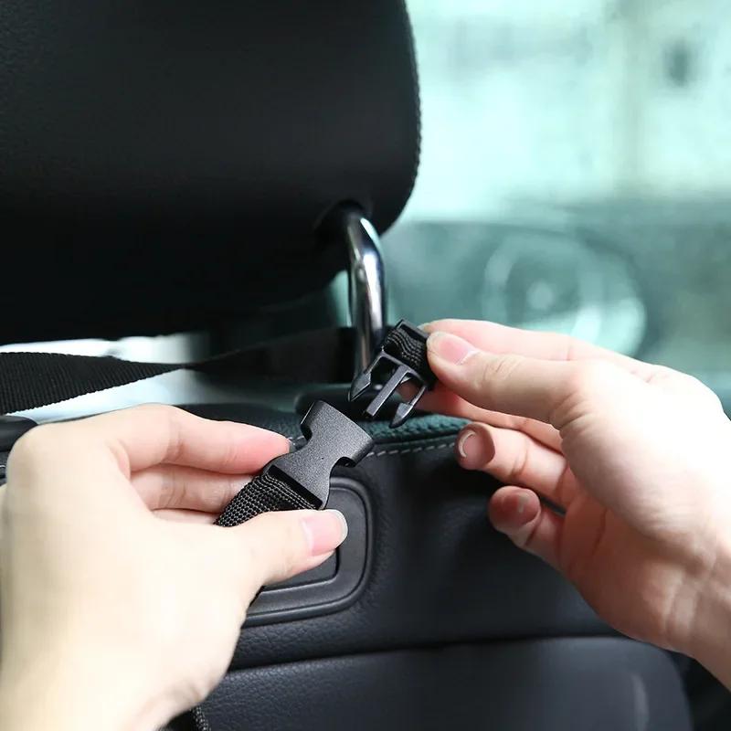 Car Seat Back Trash Holder Hang Litter Bag Garbage Storage Rubbish Container Oxford Cloth Car Waste Bins Cleaning Tools