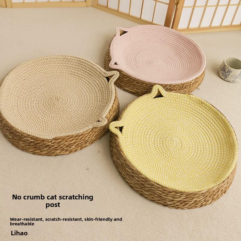 In Summer, Rattan Sisal Cat Scratching Board Cat Litter Is Wear-resistant and Cannot Drop Chips
