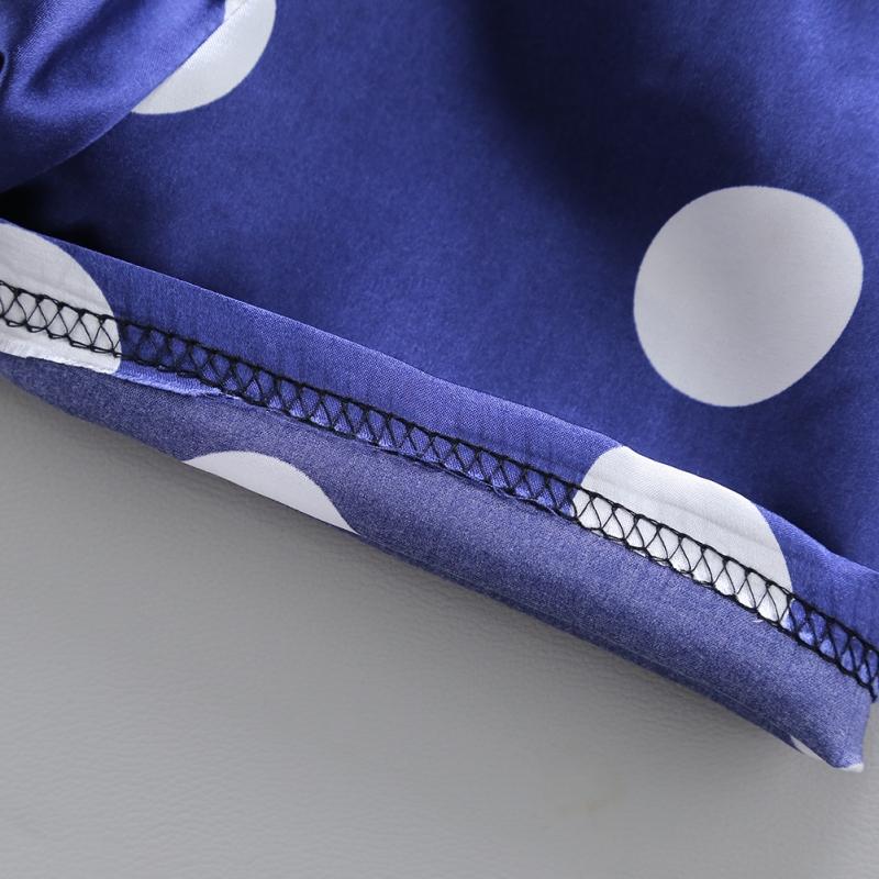 Детский пижамный комплект, детский комплект одежды на слинге с волнистым узором для девочек, блузка с короткими рукавами, топы + шорты, одежда для сна, 2 шт.