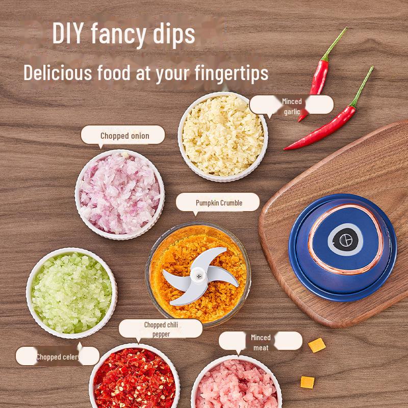 Электрическая чесночная измельчитель и пресс