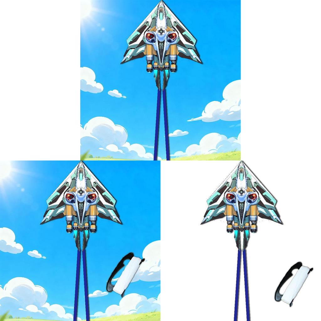 Modern Aircraft Kite With Mechanical Craft For Travel And Party Celebrations