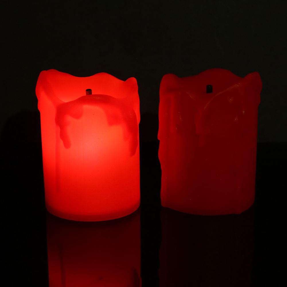 24 шт. светодиодная имитация свечи электронная беспламенная лампа украшение стола вечеринка ADM